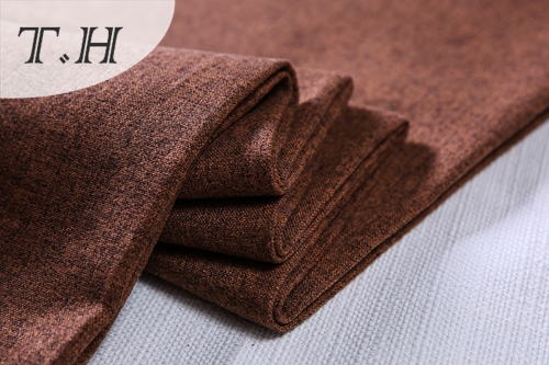 Brown Plain Linen Fabric Made in Dama Tongxiang