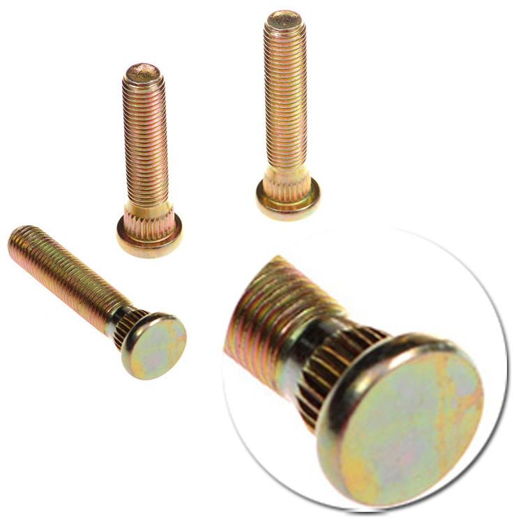 Grade 10.9 SGS Wheel Hub Bolt with Yellow Zinc