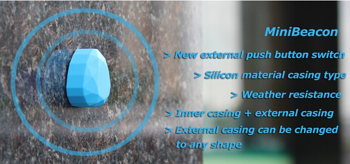 Uuid Programmable Waterproof Nordic Ibeacon Bluetooth Le