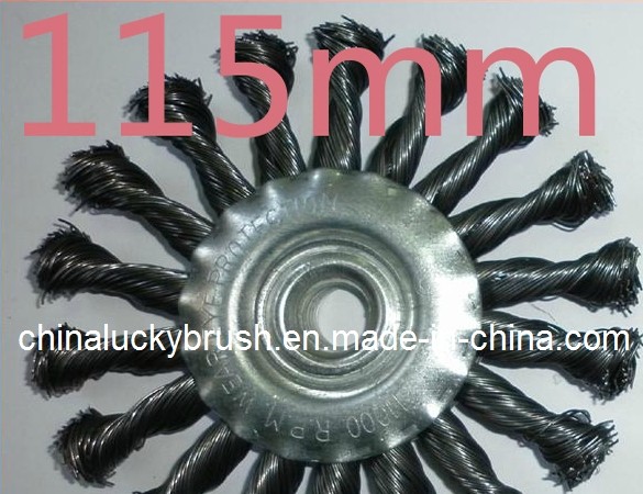 115mm Twist Knot Wheel Brush (YY-059)