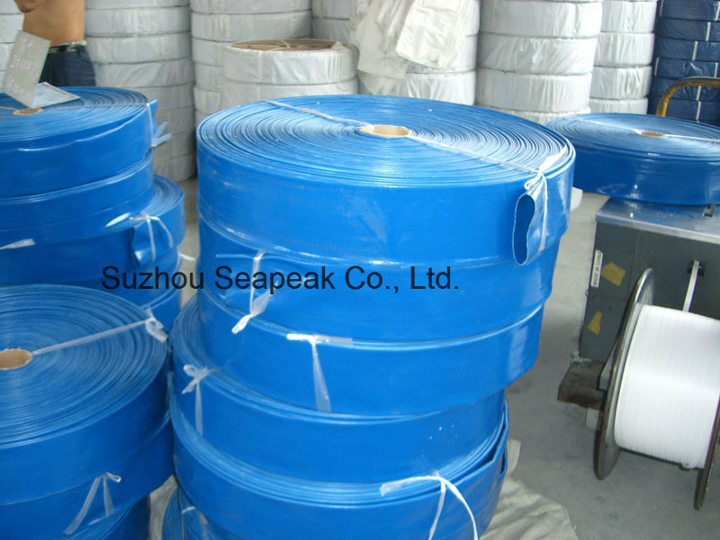 PVC Layflat Hose With Blue Color