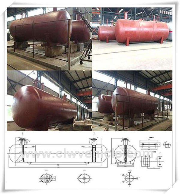 2016 China Hot Sale LPG Tank Sino New Condition LPG Tanker Big Capacity LPG Underground Storage Tank for Sale