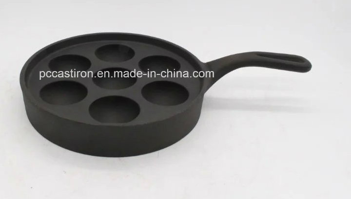 7PCS Preseasoned Cast Iron Baking Pan 20cm