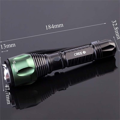 1X18650 Batt or 3xaaa Batt Rotating F04t Flashlight