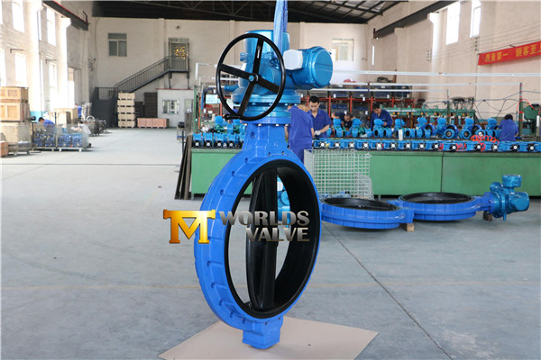 EPDM Full Lined Single Flanged Butterfly Valve with Electric Actuator (WDS)