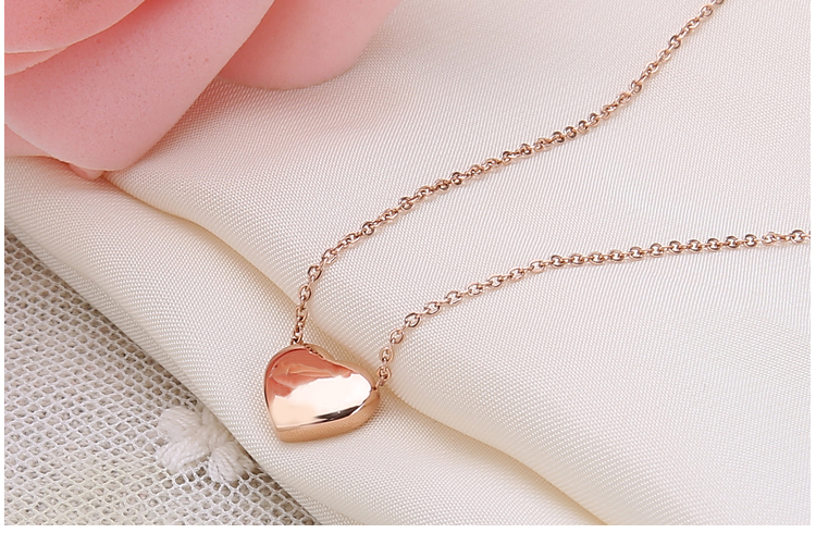 Fashion Love Necklace, 18k Rose Gold Necklace Stainless Steel Jewelry Necklace (hdx1119)