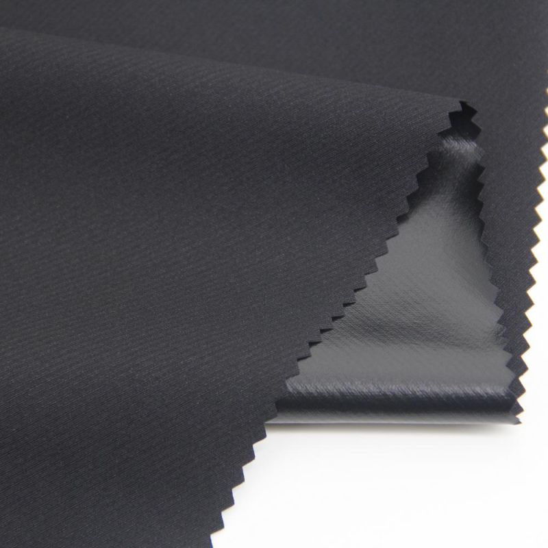 90% Nylon 10% Sp Twilll Four Way Spandex Fabric with TPU Coating