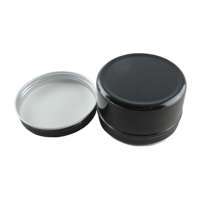 80g Black Aluminum Jar for Storage
