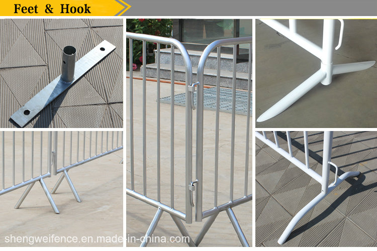 Temporary Cheap Used Safety Concert Metal Construction Crowd Control Barrier