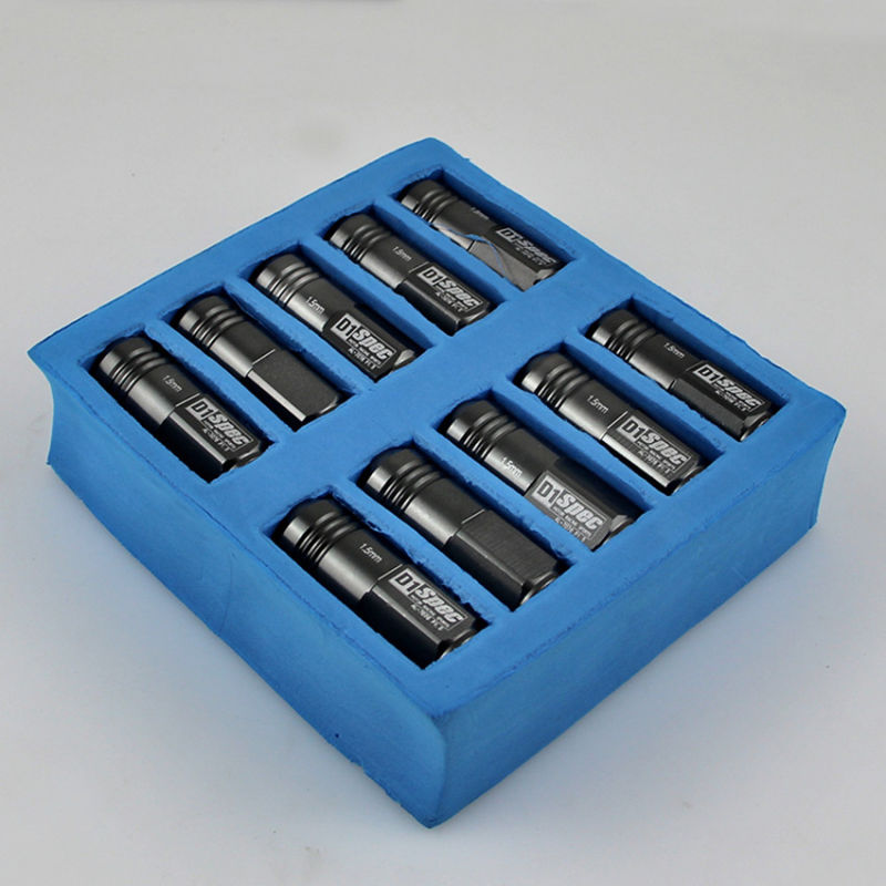 20PCS Universal Aluminum Wheel Nut for Auto Racing