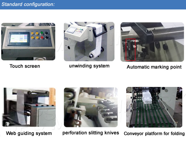 Jps-560zd 560mm Auto Continuous Express Bill Form Perforation Cutting & Folding Machine