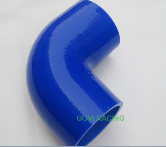 90 Degree 76mm Blue Silicone Hose Turbo Supercharger