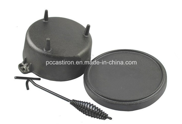 LFGB, FDA, Ce, FDA Qualified Cast Iron Outdoor Camping BBQ Set