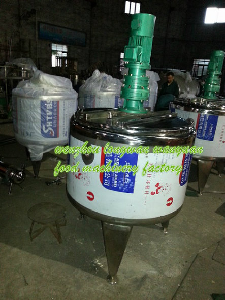 Small Mixer Stainless Steel Mixing Tank Agitator Mixing Vessel