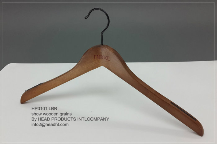 Lipu Made Wooden Regular Clothes Coat Hanger