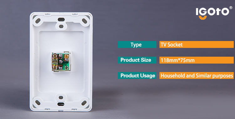 Top Selling Australia Type 1 Gang TV Socket