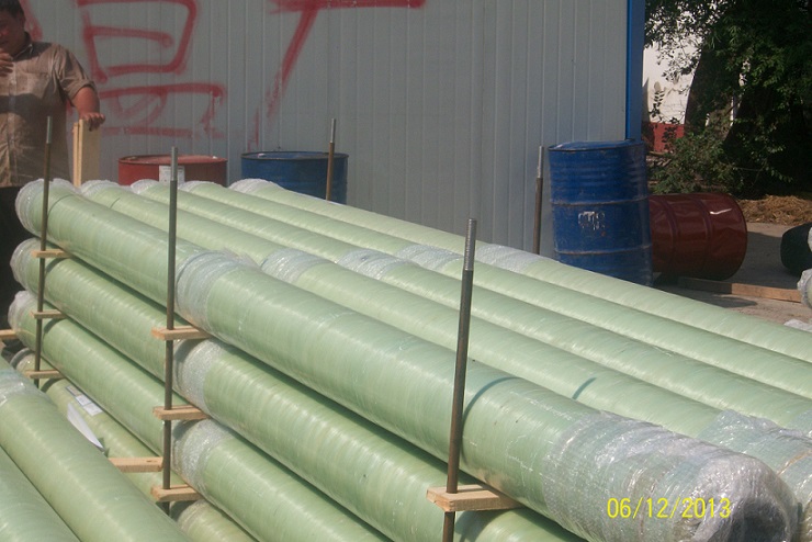 Polyurethane Foam Filled FRP Insulation Pipe for Hot Medium Conveying