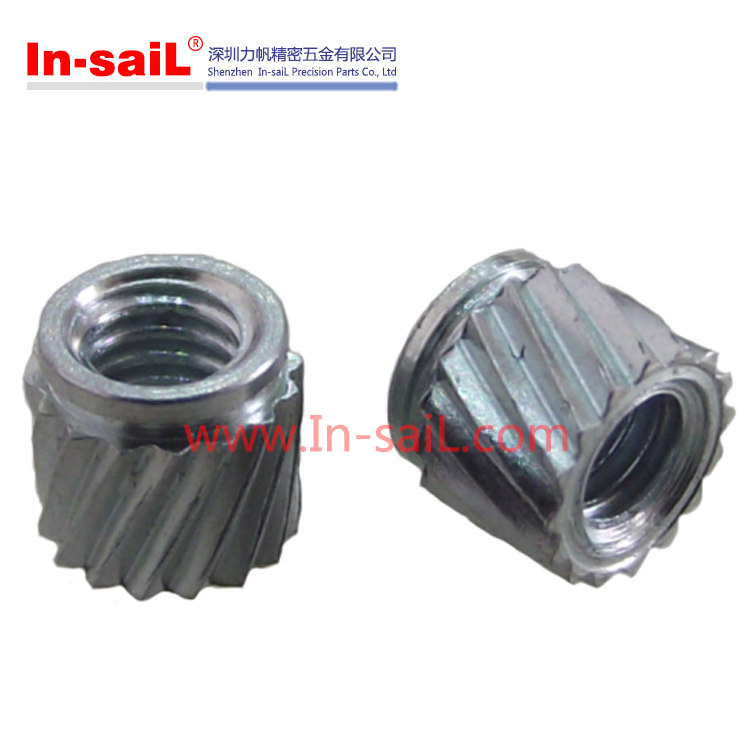 Knurled Threaded Insert Aluminum Nuts