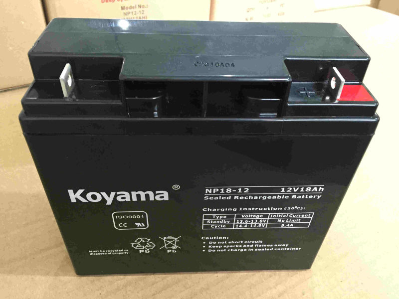 12V 18ah Lead Acid AGM Battery for Utility Vehicle