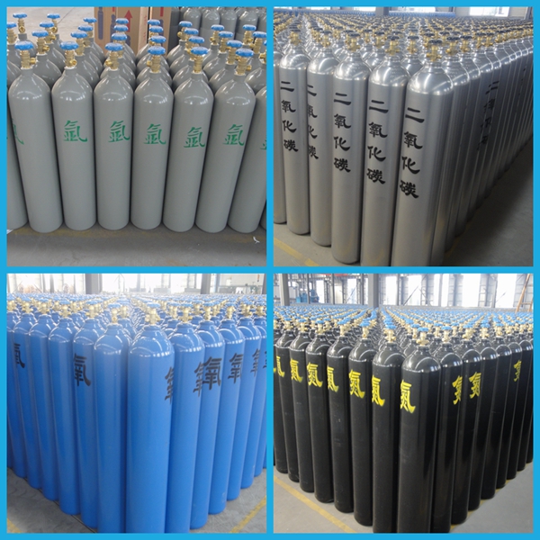 40L High Pressure Seamless Steel Gas Cylinder (ISO9809-3)