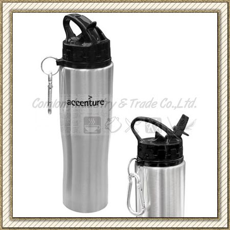 Stainless Steel Water Bottle with Lid (CL1C-G108)