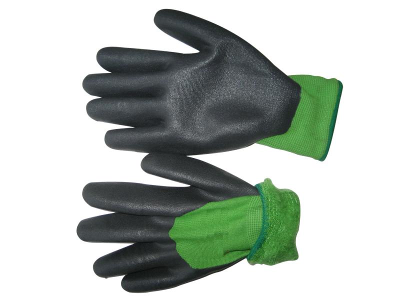 13G Nylon Liner Nitrile Coated Winter Glove