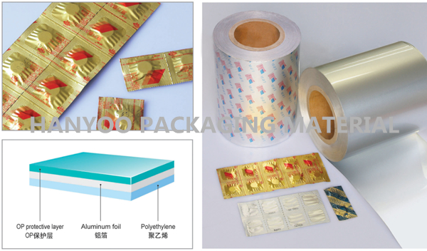 Pharmaceutical Strip/Soft Aluminum Foil (OP/AL/PE)