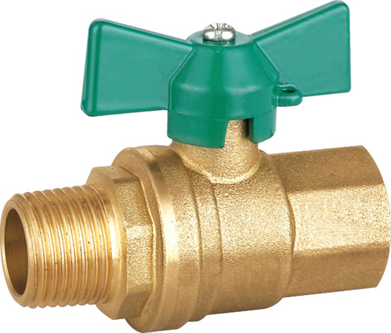 Dzr602 Brass Valve with Butterfly Handle for Water (a. 0112)