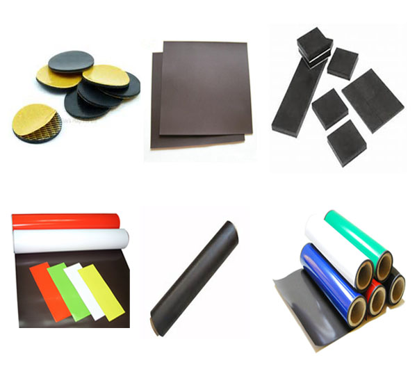 Flexible Flat Glossy Isotropic Sheet Rubber Magnet Sheet Rolls