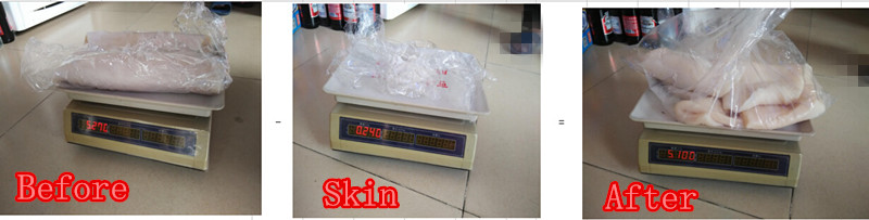 Fish Skin Peeling Machine, Squid Tilapia Mossambica Skin Removing Machine Fgb-400