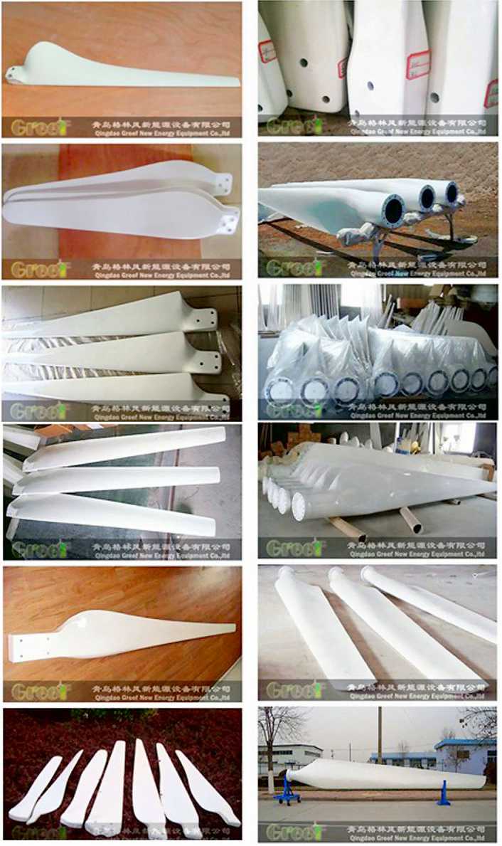 1kw 10kw 100kw Small Wind Turbine Blades Price