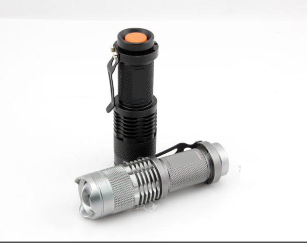 Mini Zoom Flashlight Pocket LED Flashlight