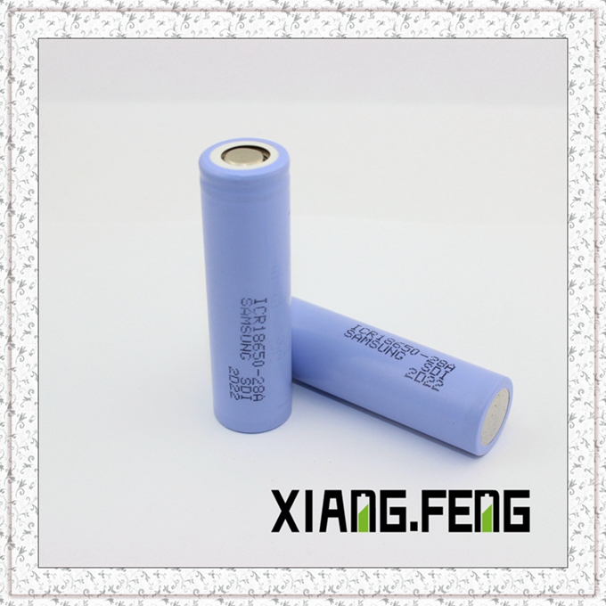 3.7V Lithium Ion Rechargeable 18650 2800mAh Battery for Samsung 18650 28A Cell