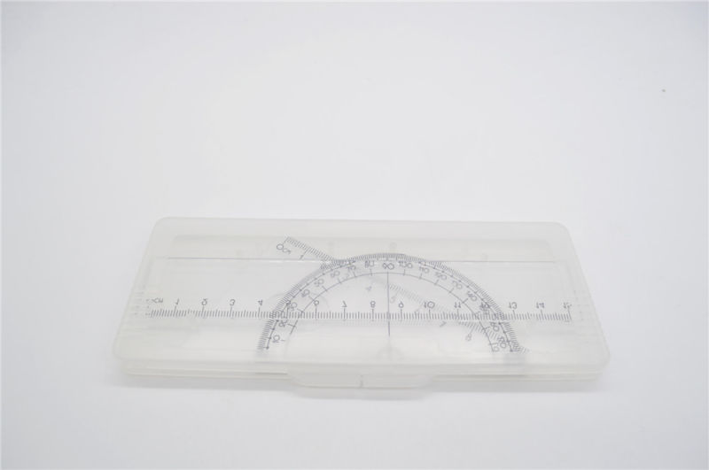 3 in 1 Frosted Plastic Ruler Set for Student Office Stationery