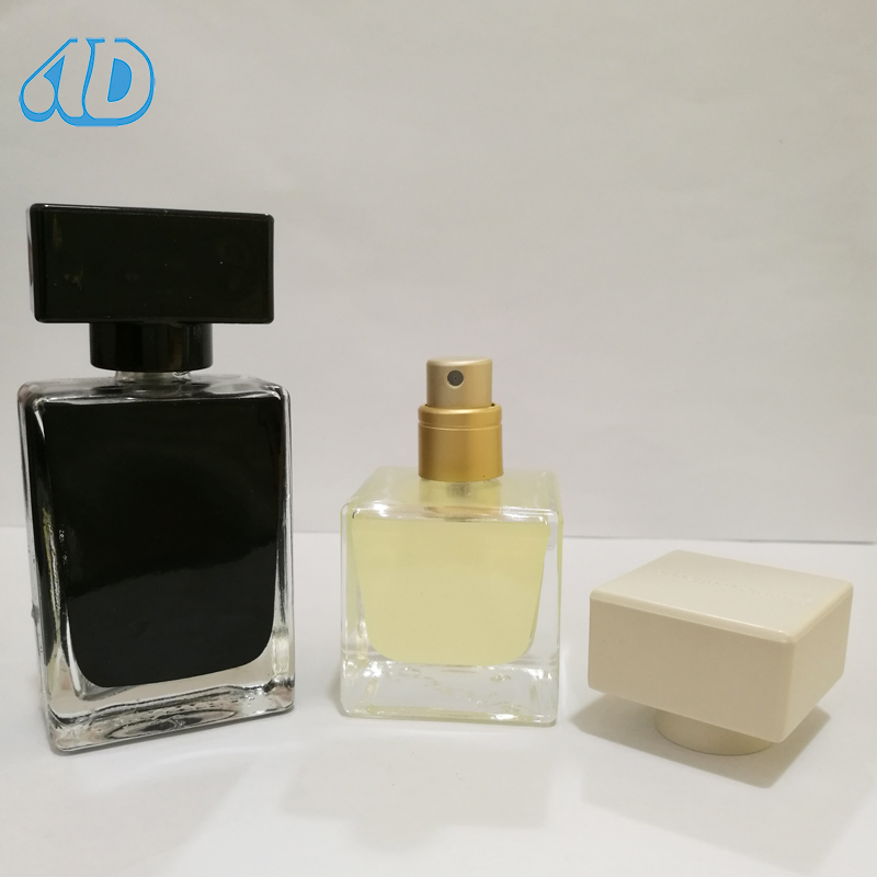 Ad-P230 Square Color Perfume Glass Bottle 100ml 25ml
