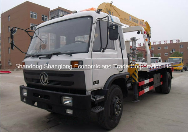 Rhd 4X2 5tons Flatbed Towing Truck, 4t Tow Truck for Sale