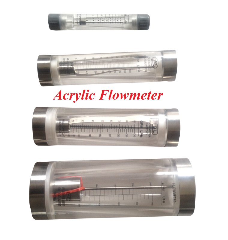 Flange Plastic Flowmeter Liquid Rotameter Air Water Flow Meter