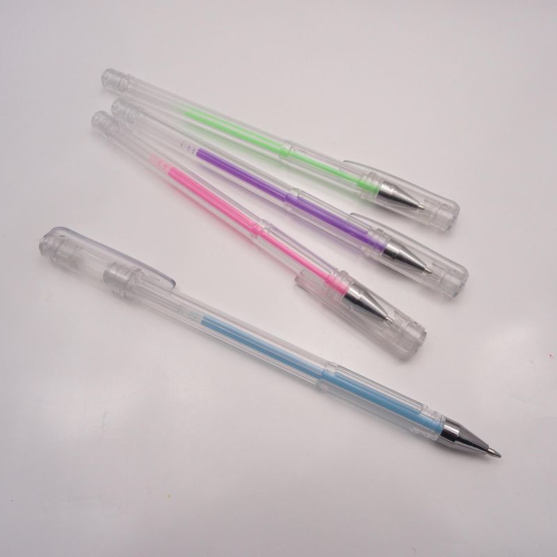 Multi-Color Plastic Gel Pen for Stationery