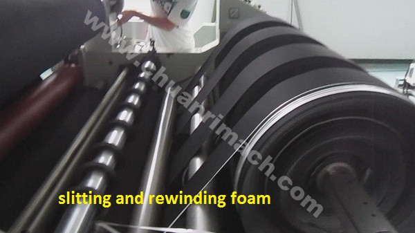 Jumbo Roll Silicon Tape and Foam Slitting Laminating Machine