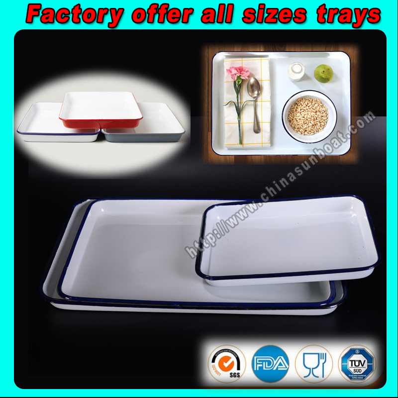 Factory Offer Customized Tray, Baking Tray, Enamel Tray