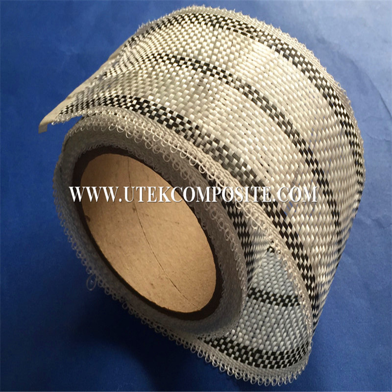 200G/M2 Carbon Fiberglass Hybrid Tape with 8cm Width for Surfboard