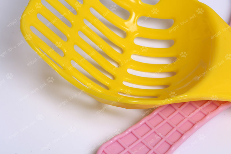 Colorized Plastic Cat Litter Shovel Pet Products (HN-PG400)