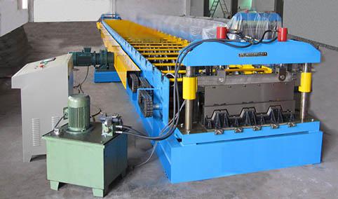 High Strength Steel Deck Floor Roll Forming Machine