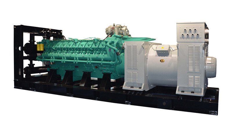 Googol 50Hz Two Fuel Diesel Gas 2000kw Generator Set Container Type