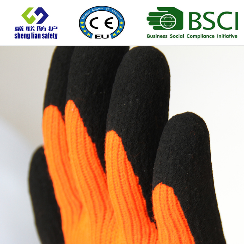 Nitrile Coating, Sandy Finish Safety Work Gloves (SL-NS120)