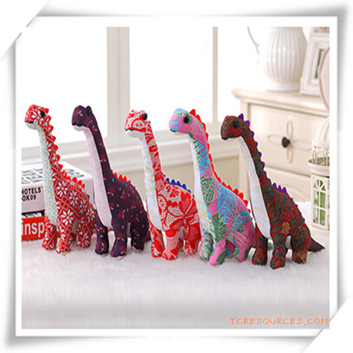 Cotton Farbric Dinosaur Toys in China-Wind Style for Promotion Gift