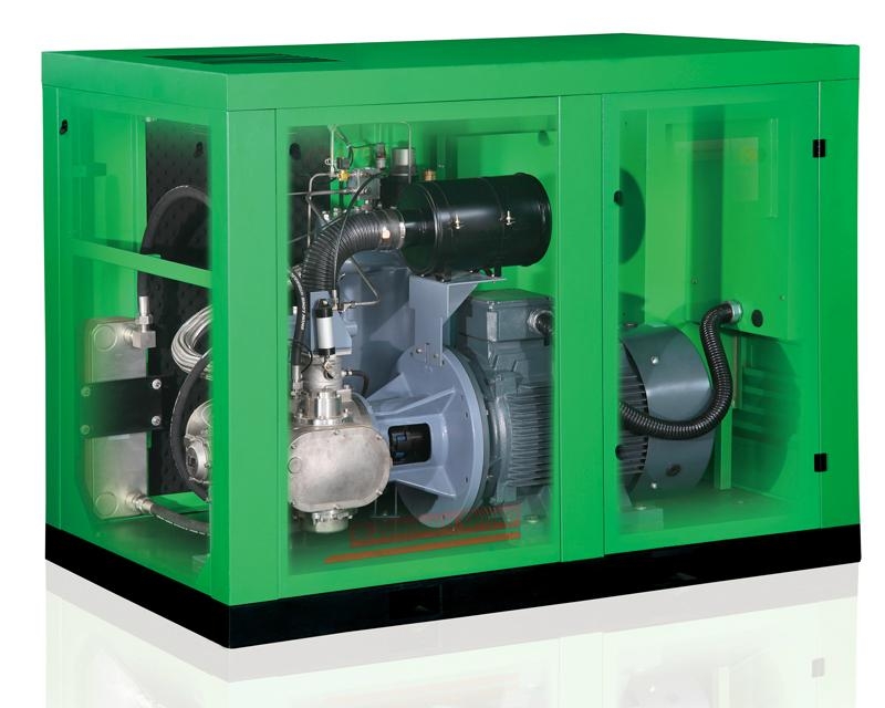 Oil-Free Screw Air Compressor (90KW, 8bar)