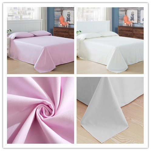 Solid Pattern Simple Style Customized Size 4PCS Bedding Set