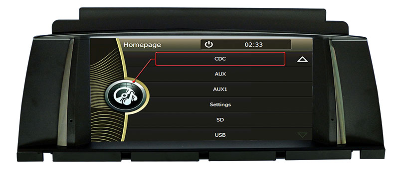 Car DVD Player for BMW X3 E84 GPS Navigation (HL-8827GB)