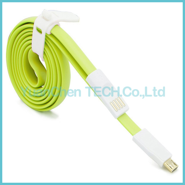 Micro USB2.0 Cable Flat 5pin Data Charger Cable for Android